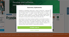 Desktop Screenshot of fronda.pl