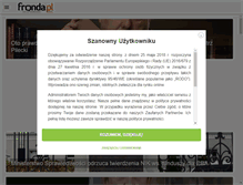 Tablet Screenshot of fronda.pl