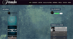 Desktop Screenshot of fronda.se